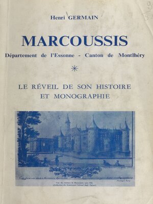cover image of Marcoussis, Département de l'Essonne, Canton de Montlhéry
